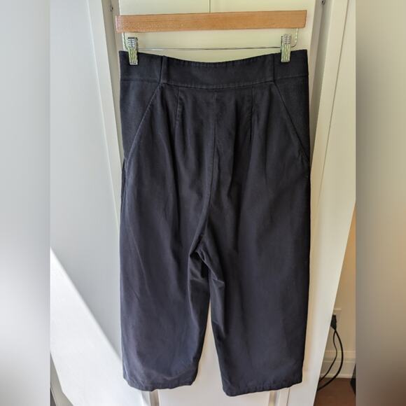 COS Navy barrel leg pant - Picture 3 of 6